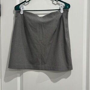 H&M Monochrome Houndstooth Skirt